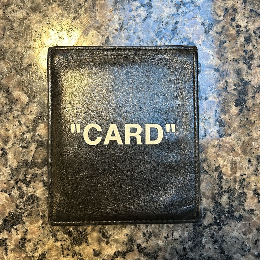 OFF-WHITE Leather card holder - Picture 2 of 4